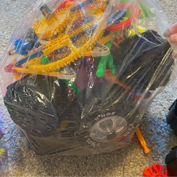 K’nex Building Block Piece Set Lot Flower Fairy Car Wheels Eye Ball Toy - Picture 4 of 6